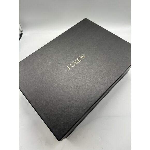 NWB J. Crew Black Italian Leather Rib-Cuff Chelsea Ankle Boots Pull On Shoes 9.5 - Picture 10 of 10